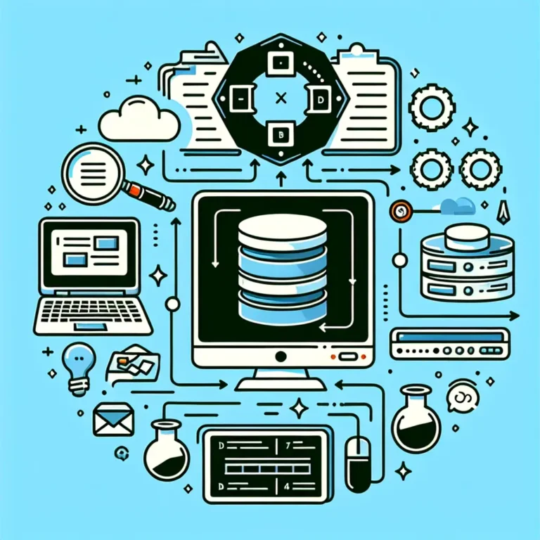 "Infografía paso a paso sobre cómo crear una base de datos desde cero, incluyendo diseño, organización y herramientas necesarias, en el artículo 'Cómo Crear una Base de Datos desde Cero: Una Guía Completa'."